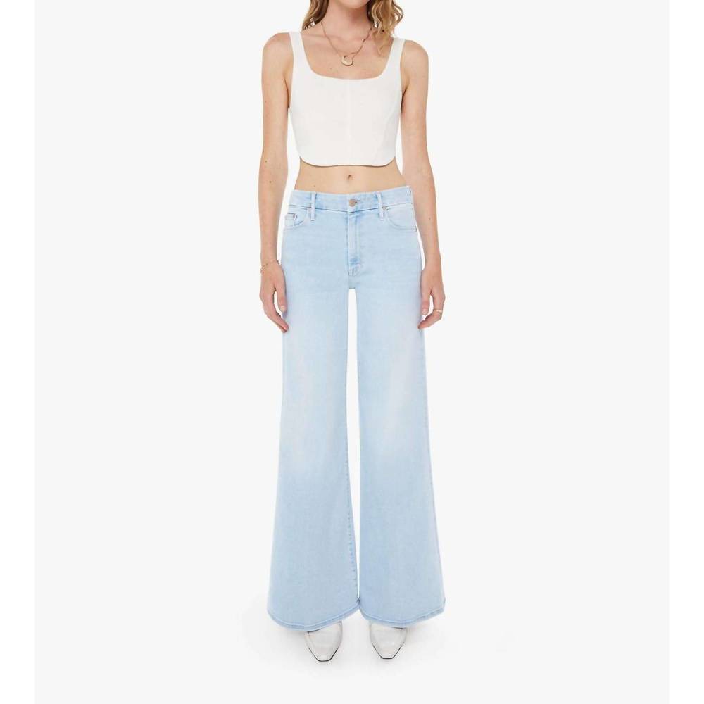 NWT MOTHER roller sneak jeans in balls in your court
